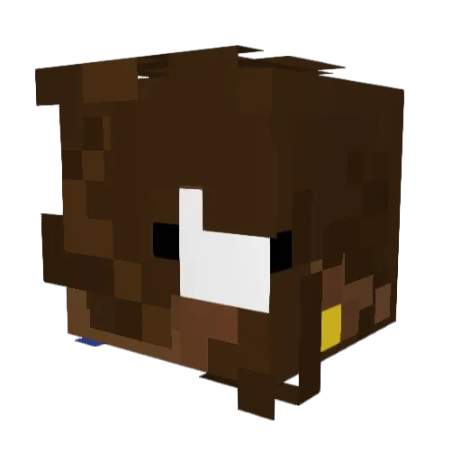 _Or1onr3o Minecraft avatar head, 3D render