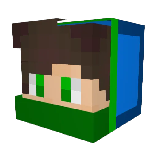 _Orlic_ Minecraft avatar head, 3D render