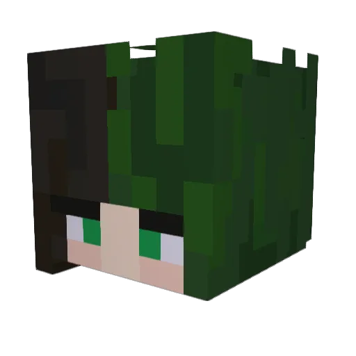 _Orsta_ Minecraft avatar head, 3D render