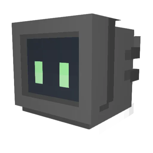 _OtherOne Minecraft avatar head, 3D render