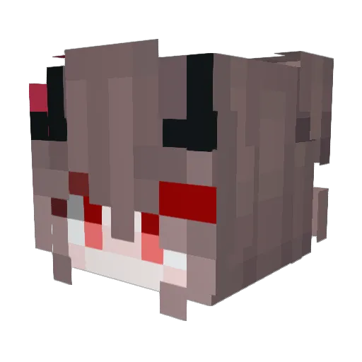 _Otith_ Minecraft avatar head, 3D render