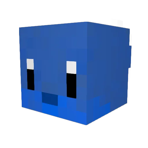 _Otter88_ Minecraft avatar head, 3D render