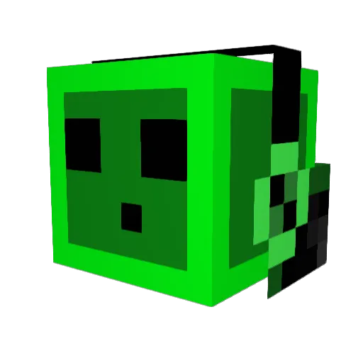 _OutForaRip_ Minecraft avatar head, 3D render