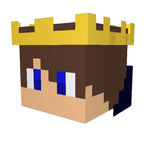_Ouz_ Minecraft avatar head, 3D render