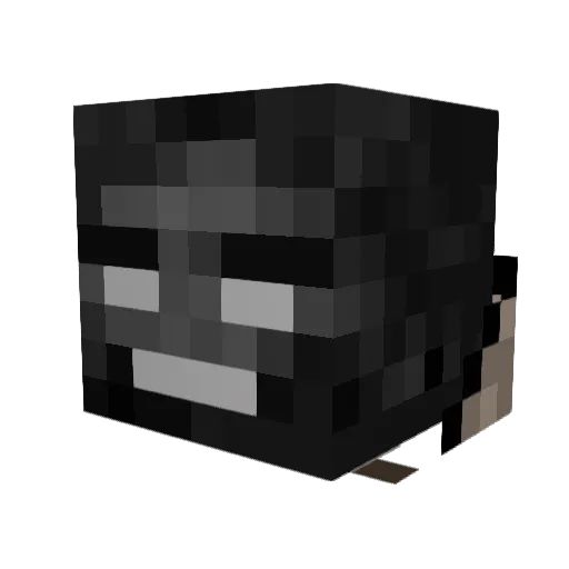 _Overwolf11_ Minecraft avatar head, 3D render