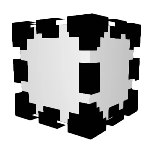 _P1X37_ Minecraft avatar head, 3D render