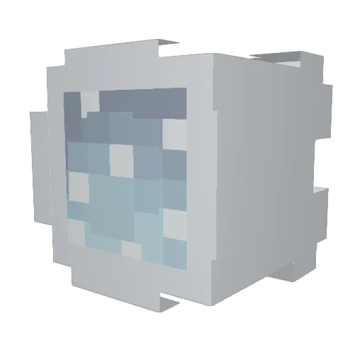 _PINT0_ Minecraft avatar head, 3D render