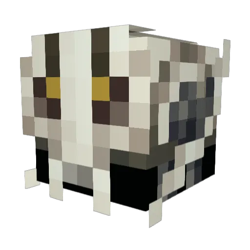 _PREDATOR_X_ Minecraft avatar head, 3D render
