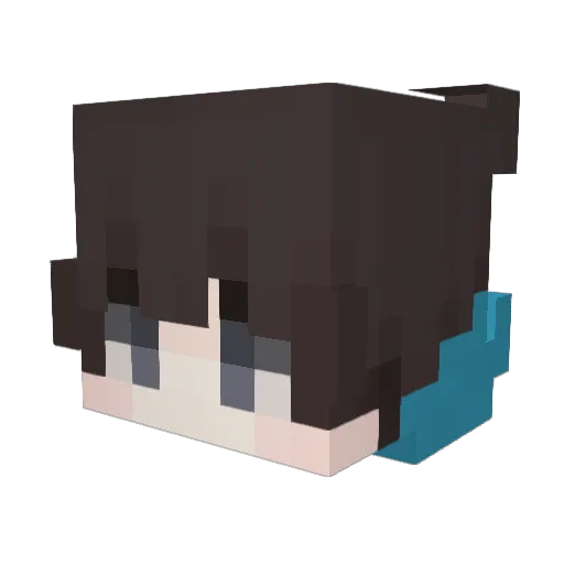 _Pablus_ Minecraft avatar head, 3D render