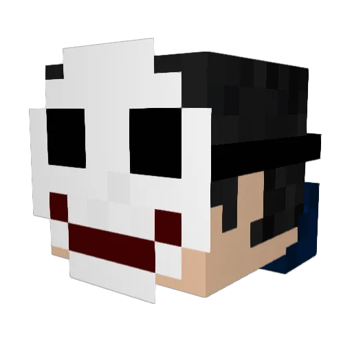 _Painter_ Minecraft avatar head, 3D render