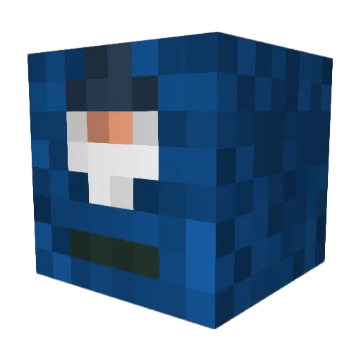 _Paltian_ Minecraft avatar head, 3D render