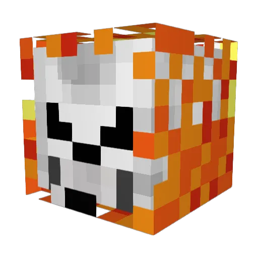 _Panadohl_ Minecraft avatar head, 3D render