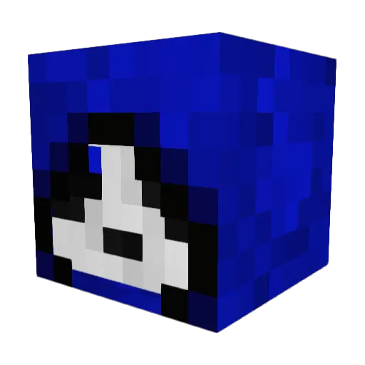 _Pandaman777_ Minecraft avatar head, 3D render