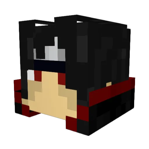 _Panduck_ Minecraft avatar head, 3D render