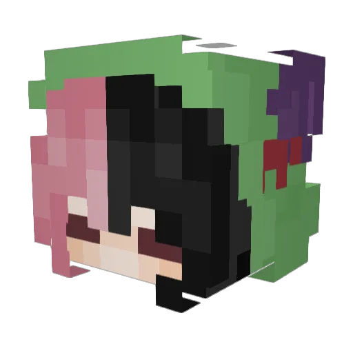 _PanutINT Minecraft avatar head, 3D render