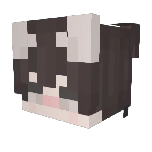 _Papa_Yaga_ Minecraft avatar head, 3D render