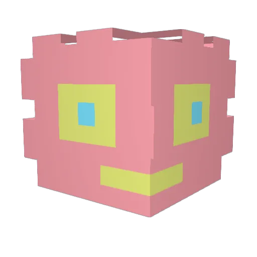 _Paracelsus Minecraft avatar head, 3D render