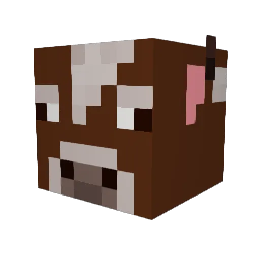 _Parsimonious_ Minecraft avatar head, 3D render