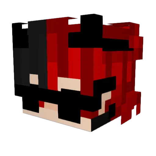_Pasionek_ Minecraft avatar head, 3D render