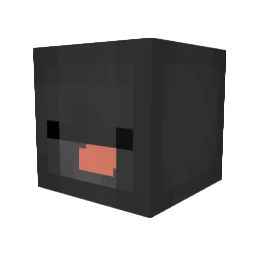 _Pattmand_ Minecraft avatar head, 3D render