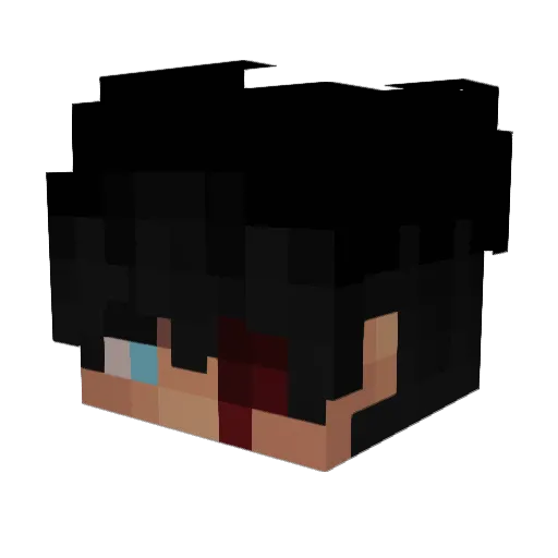 _Paull Minecraft avatar head, 3D render