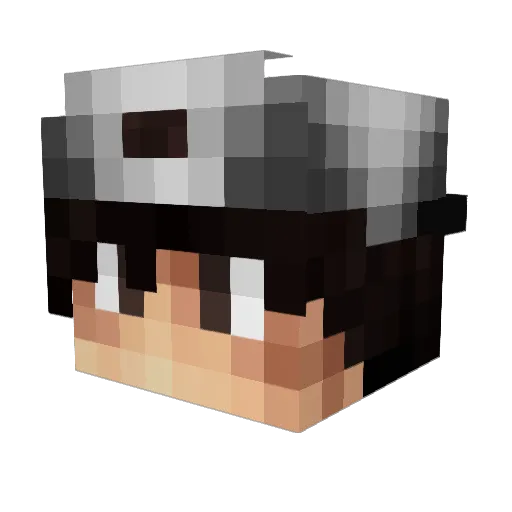 _Payam_ Minecraft avatar head, 3D render