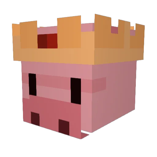 _Pear__ Minecraft avatar head, 3D render