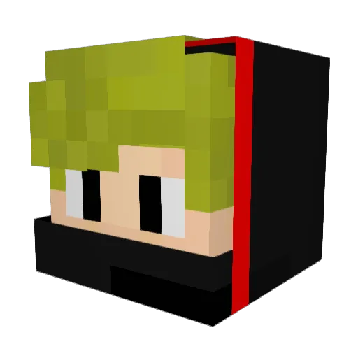 _Peettopper_ Minecraft avatar head, 3D render