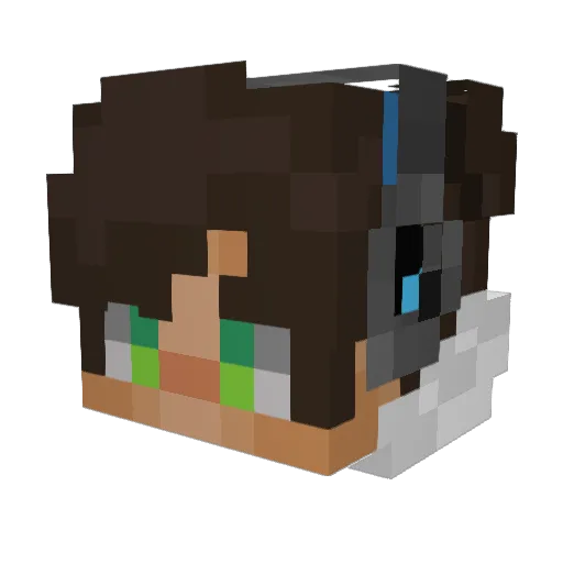 _PentaEmikio12 Minecraft avatar head, 3D render