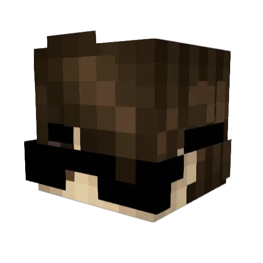 _Perifian_ Minecraft avatar head, 3D render