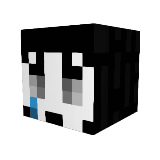 _Perrot_ Minecraft avatar head, 3D render