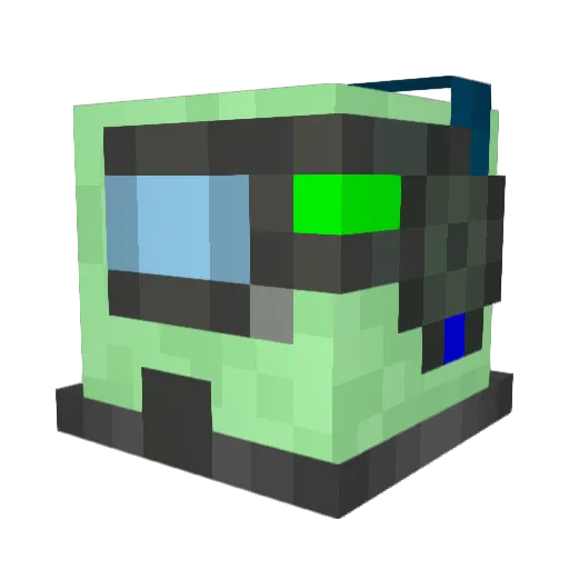 _Perth_ Minecraft avatar head, 3D render