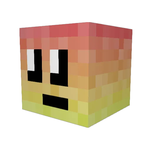 _Petrichor__ Minecraft avatar head, 3D render