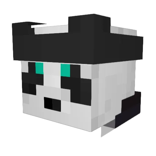 _Pettrus_ Minecraft avatar head, 3D render