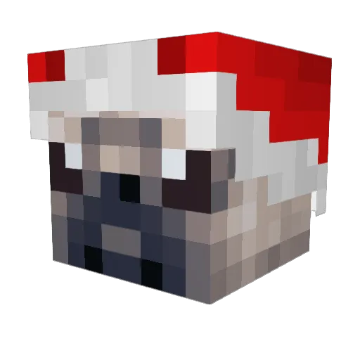 _PhantomGaming_ Minecraft avatar head, 3D render