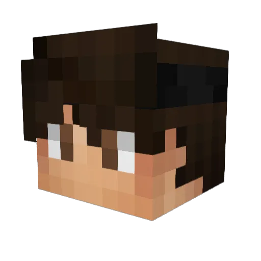 _Phiiil Minecraft avatar head, 3D render