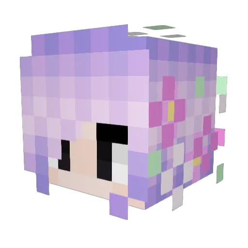 _Phipoo_ Minecraft avatar head, 3D render