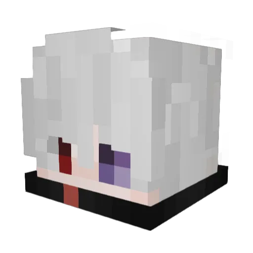 _Phobla Minecraft avatar head, 3D render