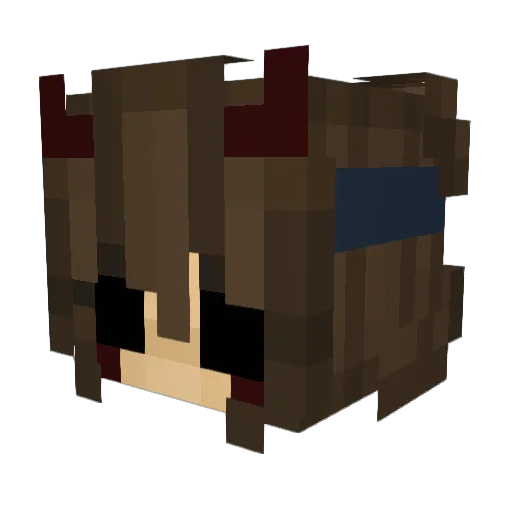 _Phoon_ Minecraft avatar head, 3D render