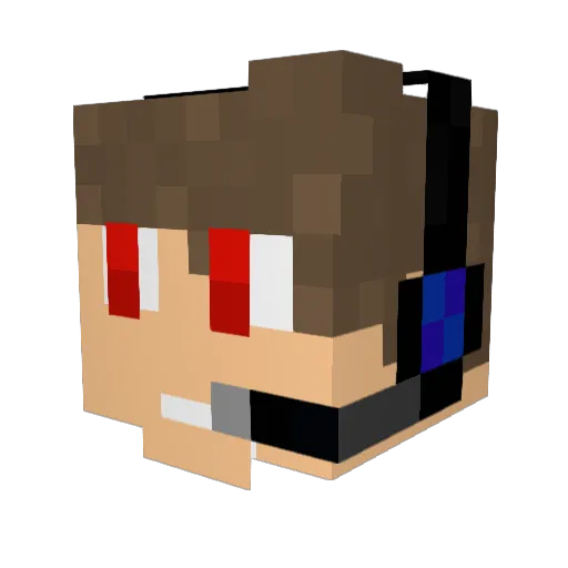 _PicoPato_ Minecraft avatar head, 3D render