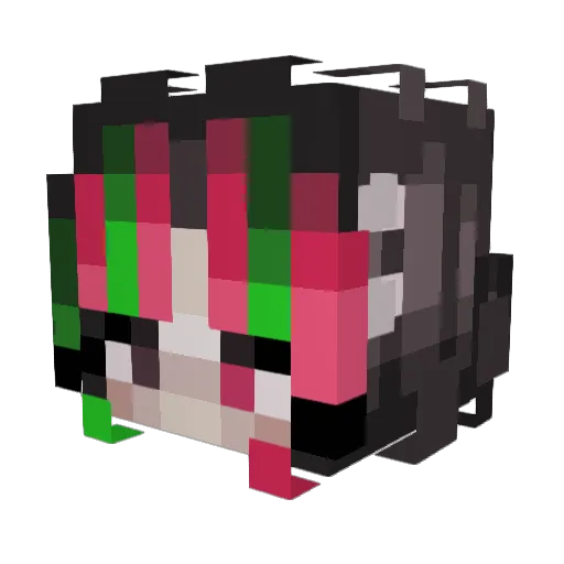 _Pied_Piper Minecraft avatar head, 3D render