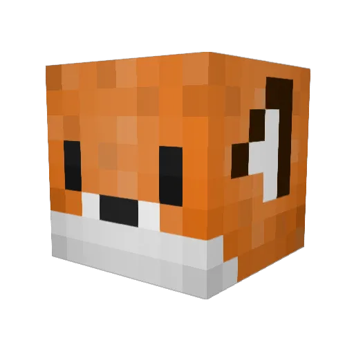 _Pig_Bacon_ Minecraft avatar head, 3D render