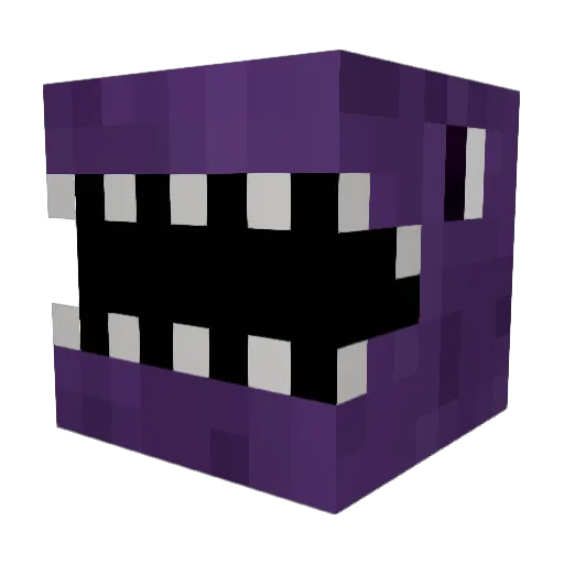 _PocketRocket_ Minecraft avatar head, 3D render