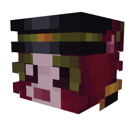_Polandball2137_ Minecraft avatar head, 3D render