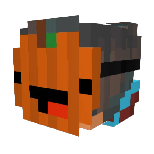 _Poobs Minecraft avatar head, 3D render