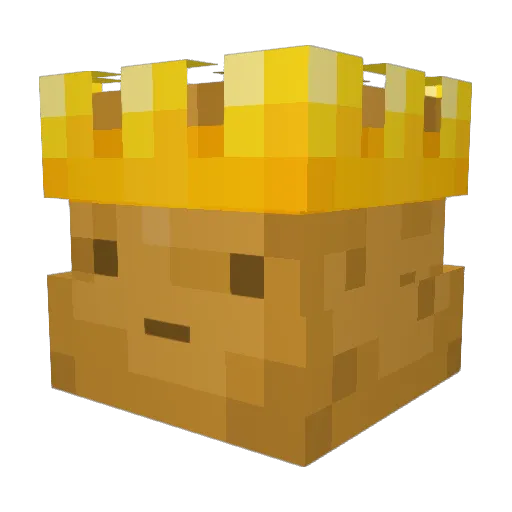 _PotatoLord Minecraft avatar head, 3D render