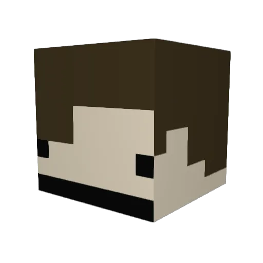 _Potato_Cat Minecraft avatar head, 3D render