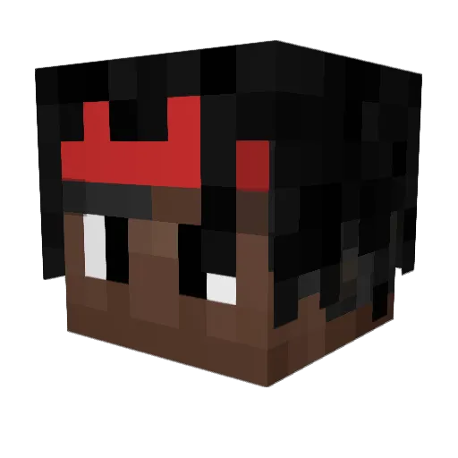 _Powerskillz_ Minecraft avatar head, 3D render