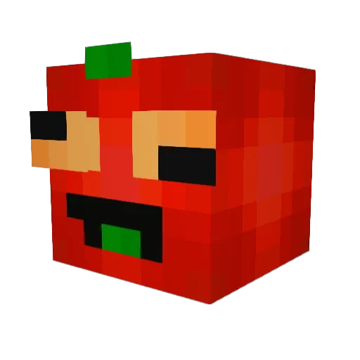 _Preposterous Minecraft avatar head, 3D render