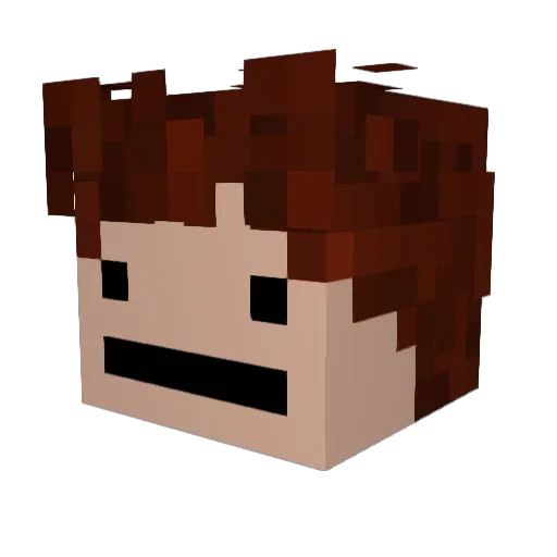 _Priden_ Minecraft avatar head, 3D render